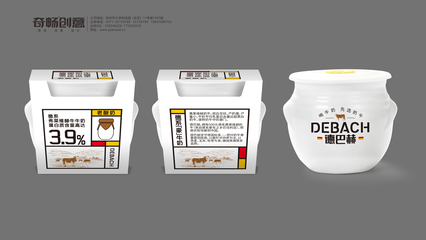 DEBACH德巴赫牛奶包裝設計